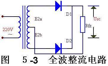 電子電路圖，整流二極管的作用,整流電路