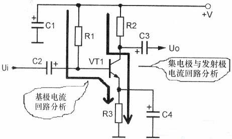 三極管直流電路，三極管交流電路