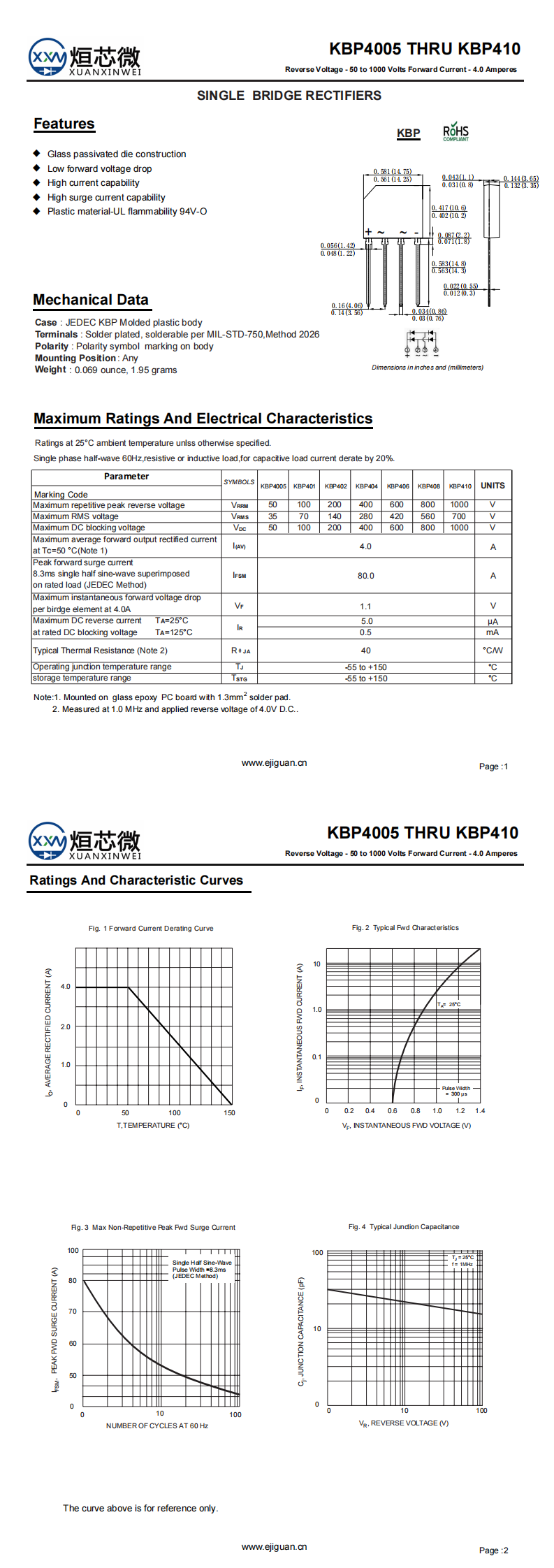 KBP410整流橋