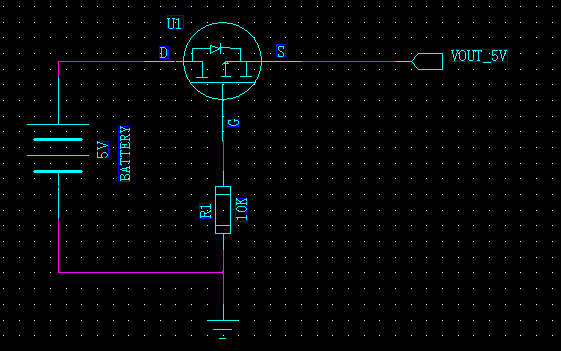 MOS管防電源反接電路