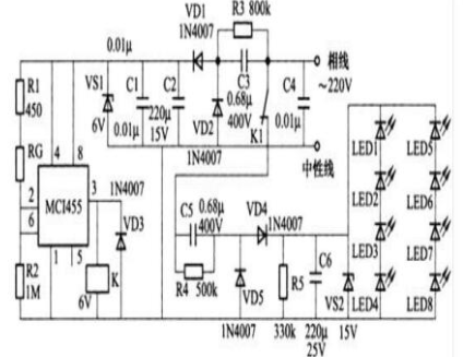 led照明電路圖