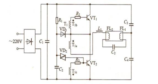 電子鎮(zhèn)流器電路