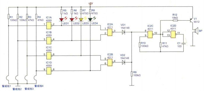 報(bào)警器電路