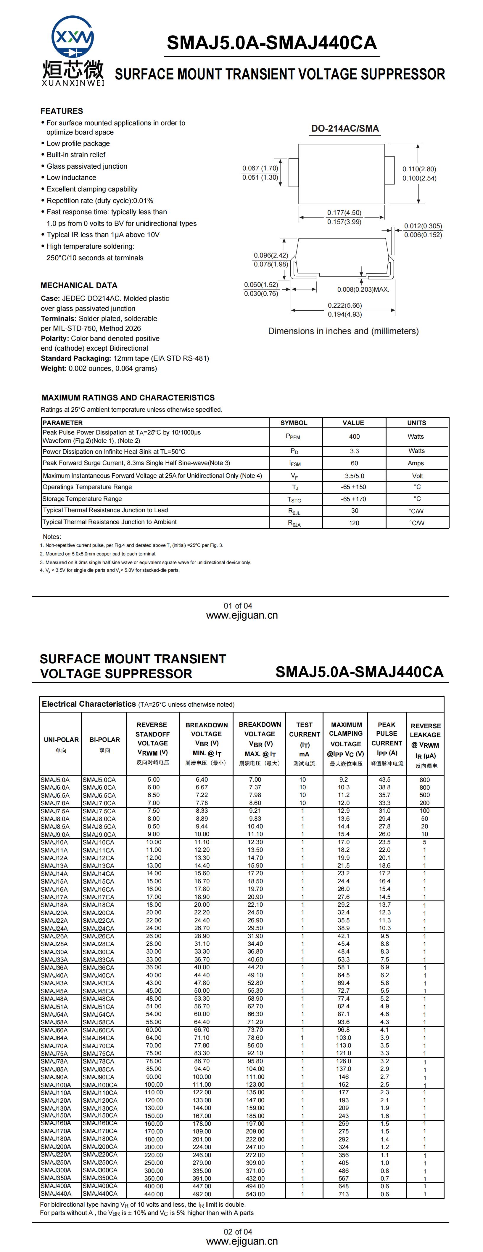 SMAJ9.0A