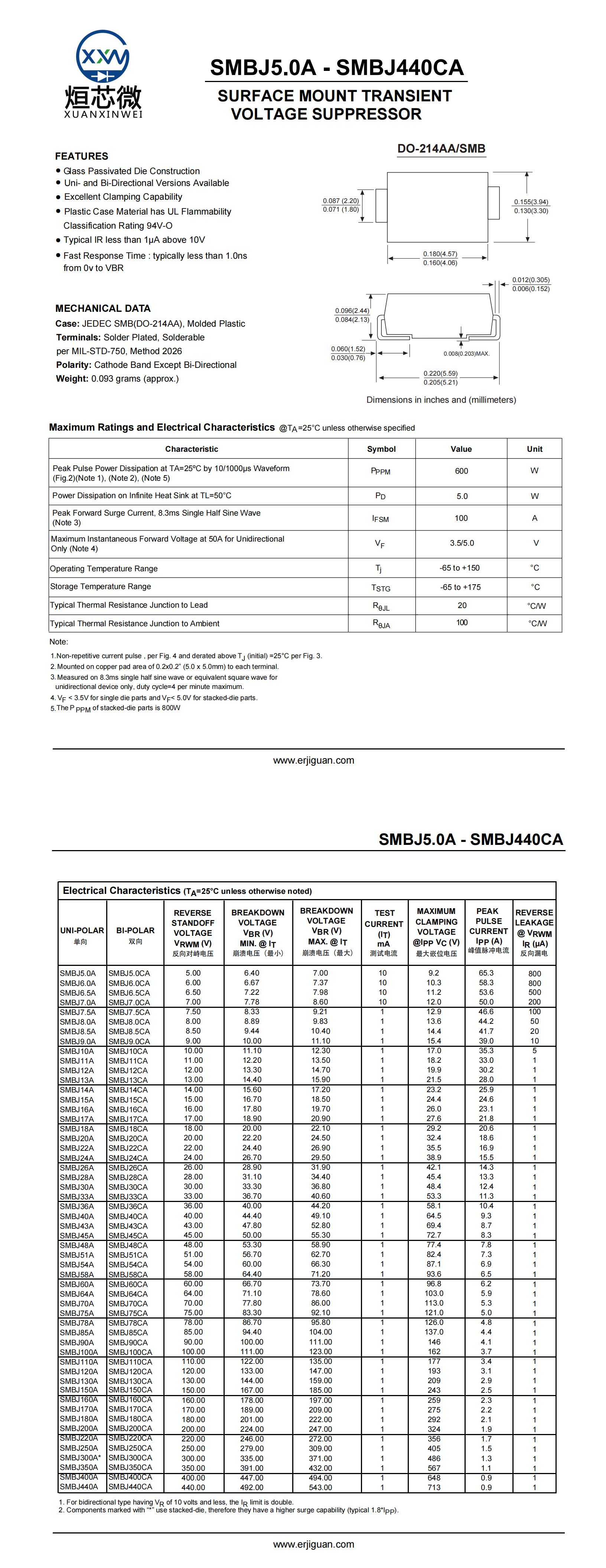 SMBJ26A