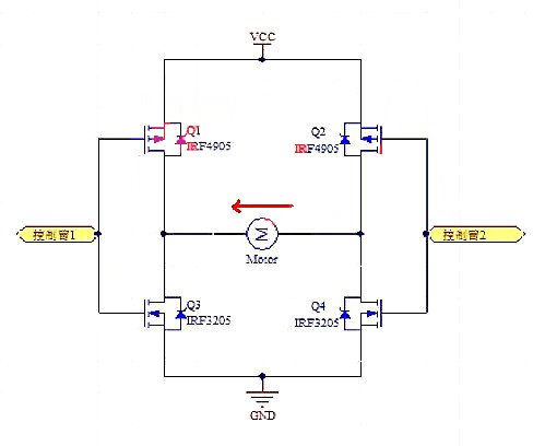 場效應(yīng)管 電機(jī)驅(qū)動