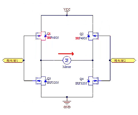 場效應(yīng)管 電機(jī)驅(qū)動