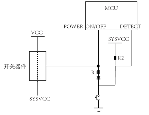 MOS管 按鍵 開關(guān) 電路