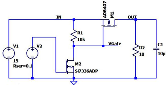 PMOS,NMOS ?分立負載開關電路