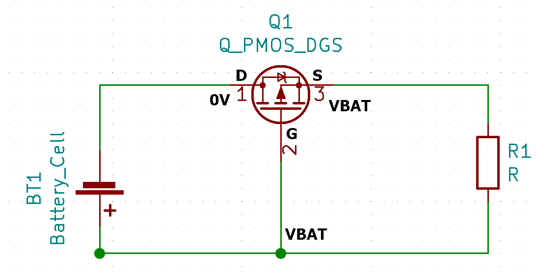 MOS管的電源防反接電路