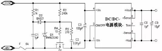 MOS管控制 電源緩啟動