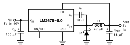 DC/DC電源芯片LM2675內(nèi)部結(jié)構(gòu)