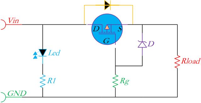 PMOS防反接保護電路