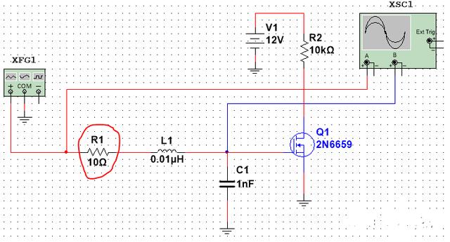 MOSFET 柵極驅(qū)動振蕩