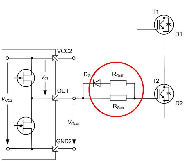 MOSFET柵極 100Ω電阻