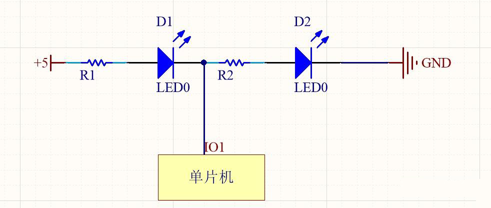 MCU控制燈